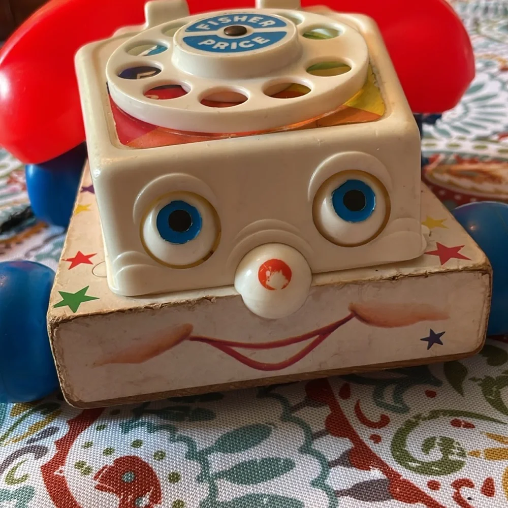 Fisher-Price Red and Blue‎ Learning Chatter Telephone